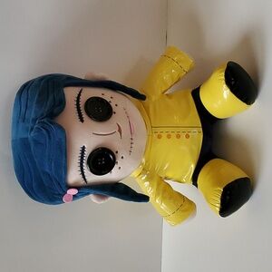 Kidrobot Coraline with Button Eyes 13" Plush